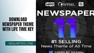 Newspaper Theme Free Download With Activation key For Lifetime Access-1DollarTool.com