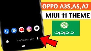 Dark MIUI 11 Theme For OPPO A3s | miui theme for oppo a3s