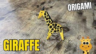 ORIGAMI GIRAFFE EASY TUTORIAL STEP BY STEP | HOW TO MAKE ORIGAMI GIRAFFE PAPER CRAFT ANIMALS