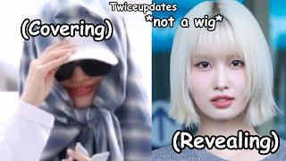 twice momo accused of wearing a wig on her instagram post and then she did this on airport