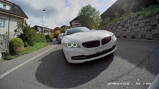 SZ 125527 BMW Z4 Rücksichtloses Hornen mit der Auto hupe