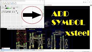 Tekla Structures-ADD SYMBOL EXSTEEL