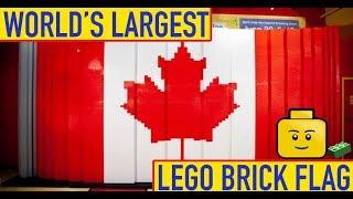 Guinness World Records-breaking World's Largest LEGO Brick Flag | LEGOLAND Discovery Centre Toronto