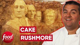 Buddy Builds "HUMAN-SIZED" Mount Rushmore | Cake Boss