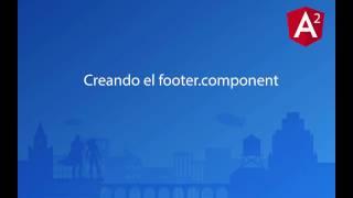 9- Creando el footer component