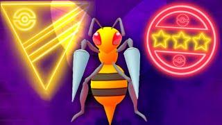 *PERFECT IV* Shadow Beedrill hunts down Virizion in the Ultra League! | Pokémon GO Battle League