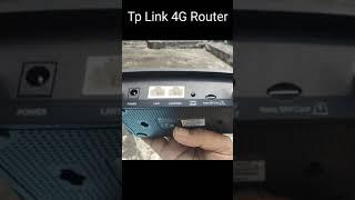 Tp link 4G Router - Use it with brodband or Mobile SIM connection #shorts