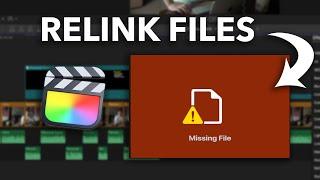 How to Re-Link Media In Final Cut Pro 11