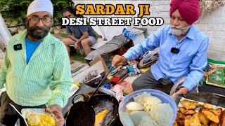 Sardar Ji Ki पंजाबी Veg THALI | Idli Sambar | Samosa | Punjabi Street Food | Food Vlogs