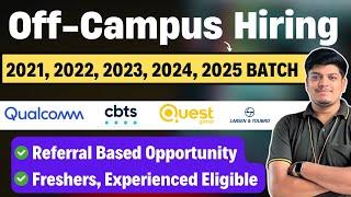 L&T, Quest Global, CBTS, Micron Off-Campus Drive 2025, 2024, 2023, 2022, 2021 BATCH | Latest Hiring