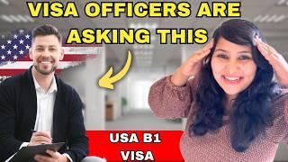 USA B1 (not B2) VISA   | Latest update and questions ‼️ Must know for visa approval  | 2024- 25