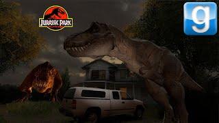 Jurassic Park Trex Nextbot Mod Showcase Review Garry's Mod