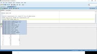 SQL to get Count of Rows Returned as one of the column output.