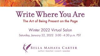 Winter 2022 Virtual Literary Salon