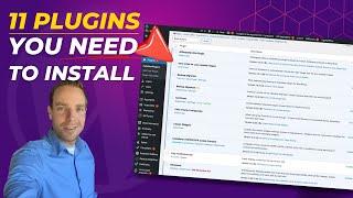 11 Essential WordPress Plugins You NEED To Install in 2024
