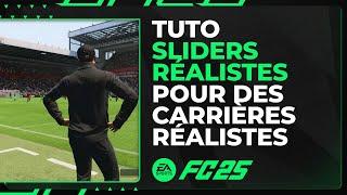 FC 25 : Comment rendre votre carrière Manager réaliste avec des Sliders réalistes?