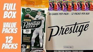 2023 Prestige Football  Value Pack Box 12 Packs 30 Cards Per Pack