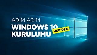 Windows 10 İndirme ve USB'den Windows 10 Kurulumu (Sıfırdan Adım Adım) Nasıl Yapılır?