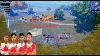 BTR RA CHICKEN DINNER !!! LAST MATCH PMWL W3D5