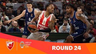 Zvezda-Valencia | Round 24 Highlights | 2023-24 Turkish Airlines EuroLeague