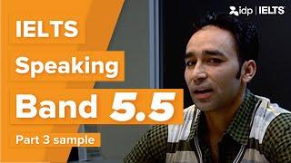 Band 5.5 | IELTS Speaking test sample – Part 3 (Balwinder)