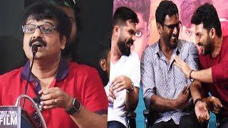 Simbu ,Vishal ,Karthi யை புகழ்ந்து தள்ளிய Vivek | Vivek Comedy Speech | Ezhumin Trailer Launch