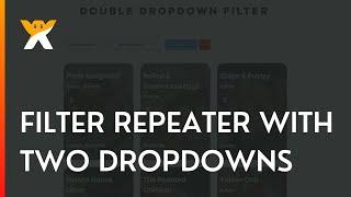 Velo by WIX: How To Filter WIX Repeater with Two Dropdowns | For Beginners | Wix Ideas