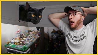 Trying to Stop My Cat from ATTACKING My LEGO!