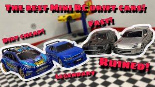 Which is best? Head-to-Head Battle on the Mini Drift Track with the Best 4 RC Drift Cars