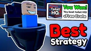 How to Beat TOILET HQ *FAST*... (Toilet Tower Defense)