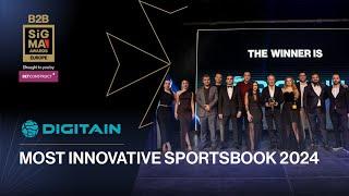 Digitain wins most innovative sportsbook solution 2024 at SiGMA Europe B2B Awards