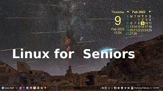 Welcome to Linux for Seniors.