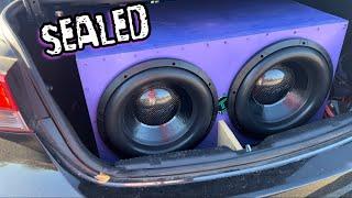 BIGGEST 15” SUBWOOFER BOX IS NOW READY FOR ACTION!! | SEALED ENCLOSURE