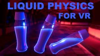 Creating Bottled Liquid Physics for VR in Unity