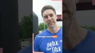Pau Gasol: Being physically active is key for our health and our growth