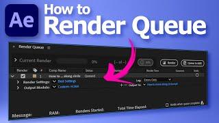 How to render queue in After Effects