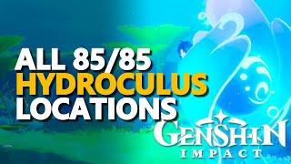 All Hydroculus Locations Genshin Impact All 85/85