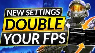 NEW SETTINGS to DOUBLE YOUR FPS in Halo Infinite - ZERO LAG in Ranked - Settings Guide