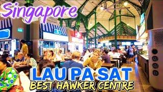 Lau Pa Sat Hawker Centre: Singapore's Best Food Centre | 4K Food Tour.