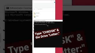 Hard Drive Error Check | CMD Shortcuts | Tips and Tricks