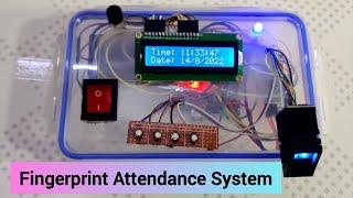 Fingerprint Attendance System Using Arduino || How To Make Biometric Attendance System