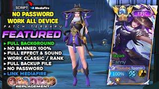 New | Script Skin Fanny Epic Skylark No Password | Full Effect & Sound - Patch Terbaru