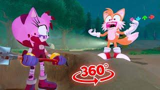 Amy Vs Tails 360° FNF 3D Animated VR.