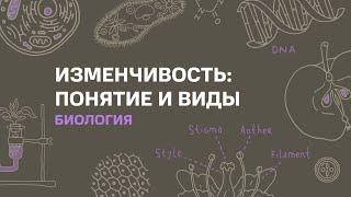 Тема: Изменчивость: понятие и виды