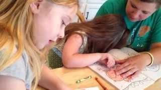 Isabella 30- ABA Therapy with Severely Autistic Child, Coloring