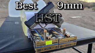 9mm Federal HST (Standard Pressure VS +P) Ballistics Gel Test