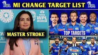 IPL 2025 : MI CHANGE THEIR TARGET LIST | MI TARGET PLAYERS LIST | Only On Cricket |