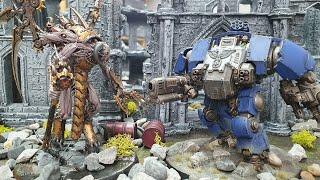 Chaos Space Marines vs Space Marines, Warhammer 40k battle report