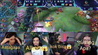 Reaksi Streamer Malaysia Lihat Freestyle Ling RRQ Albert vs SMG MALAYSIA#shorts