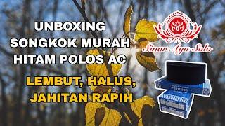 Unboxing Songkok President Hitam Polos AC Terbaru - Sinar ayu Solo #unboxing #bisnis #bisnisonline